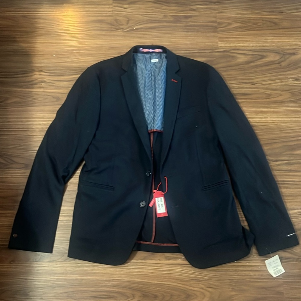 Men’s Navy Blue Blazer Swear & Mason - 42R - Never Worn - Tailored Fit